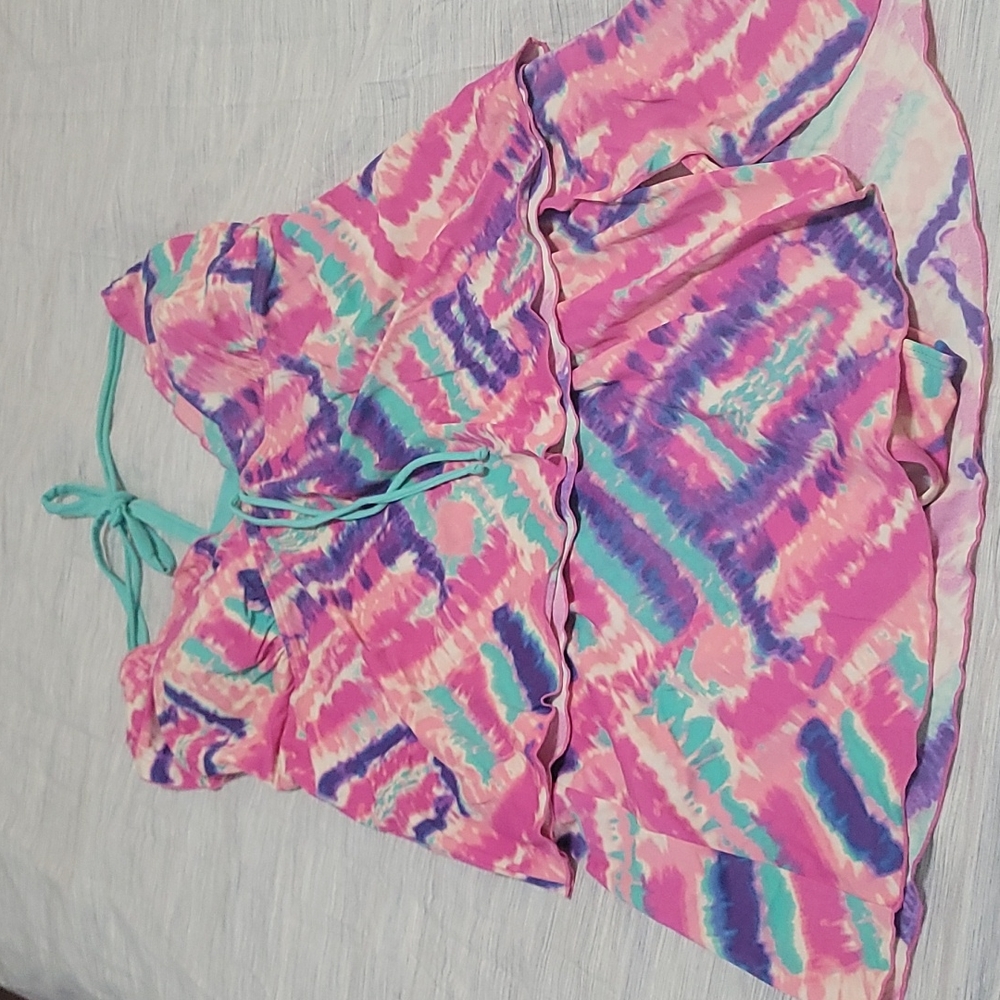 JOE BOXER, swimsuit,  2X, multi color, white, pink, purpl🩱, 2 pieces